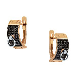 Серьги из золота CORONA сч4815