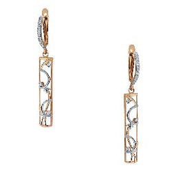 Серьги из золота RUSGOLDART 2538007 1 1 1