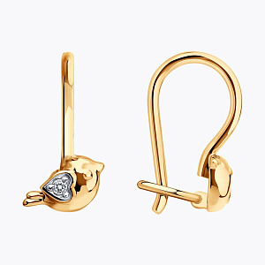 Серьги детские из золота SOKOLOV 0200988