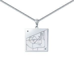 Колье из серебра SOKOLOV 83070038