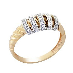 Кольцо из золота CORONA к4691