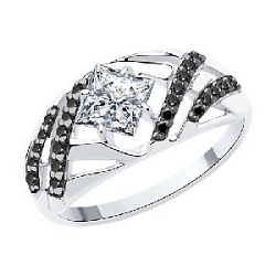 Кольцо из серебра SOKOLOV 94014631