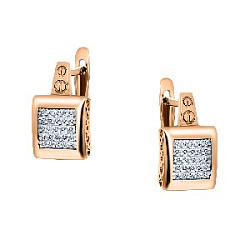 Серьги из золота РОСТЗОЛОТО 3135