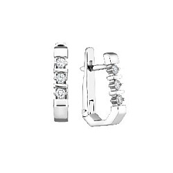 Серьги с бриллиантом МЭЮЗ 78353