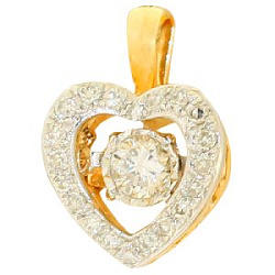 Подвеска с бриллиантом Бриант PYI8151D