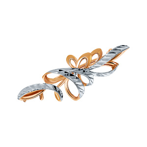 Брошь из золота АЛЕКСАНДРА бш063-01