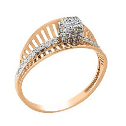 Кольцо из золота CORONA к4478