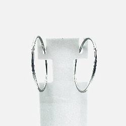 Серьги кольца из серебра 07С30К3001К