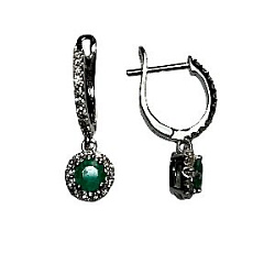 Серьги с бриллиантом 2380E-W11