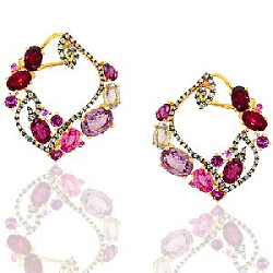 Серьги с бриллиантом ER-34289