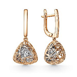 Серьги с бриллиантом grigoriev 02-11-51222-11-00-1