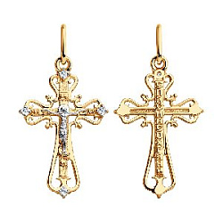 Подвеска крест из золота SOKOLOV 51-131-00373-1