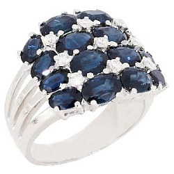 Кольцо с бриллиантом ГАЛЕРЕЯ ЭКСКЛЮЗИВА 4510197 C