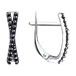 Серьги из серебра SOKOLOV 94-120-01512-1