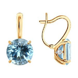 Серьги из золота SOKOLOV 727557