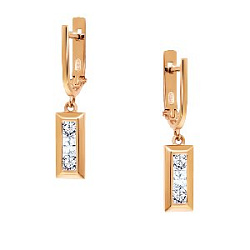 Серьги из золота SOKOLOV 51-121-01553-1