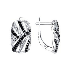Серьги из серебра SOKOLOV 94-120-00785-1