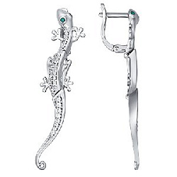 Серьги из серебра SOKOLOV 94021399