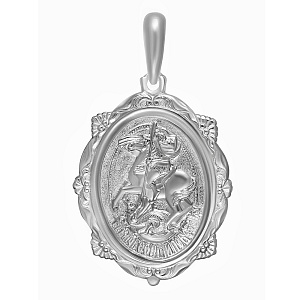 Подвеска икона из серебра ЗОЛОТОЙ МЕРКУРИЙ 6068р