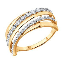 Кольцо из золота SOKOLOV 019812