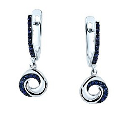 Серьги из серебра INCRUA ETL-051-E-BS