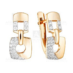 Серьги из золота кл3800а-01