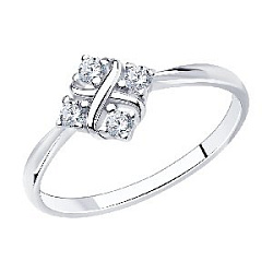 Кольцо из серебра SOKOLOV 94013504