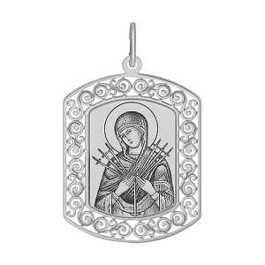 Подвеска икона из серебра SOKOLOV 94100208