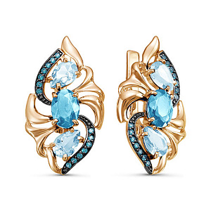 Серьги из золота Maskom 200-1570_tpsst-101
