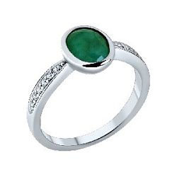 Кольцо из серебра Русский СтилЬ 42-3838-2-60-1