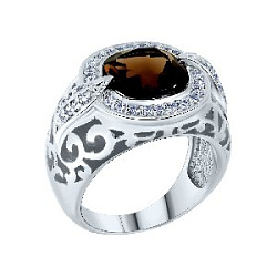 Кольцо из серебра Русский СтилЬ 37648201