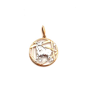 Подвеска знаки зодиака из золота RUSGOLDART 3668017 1 1 1телец