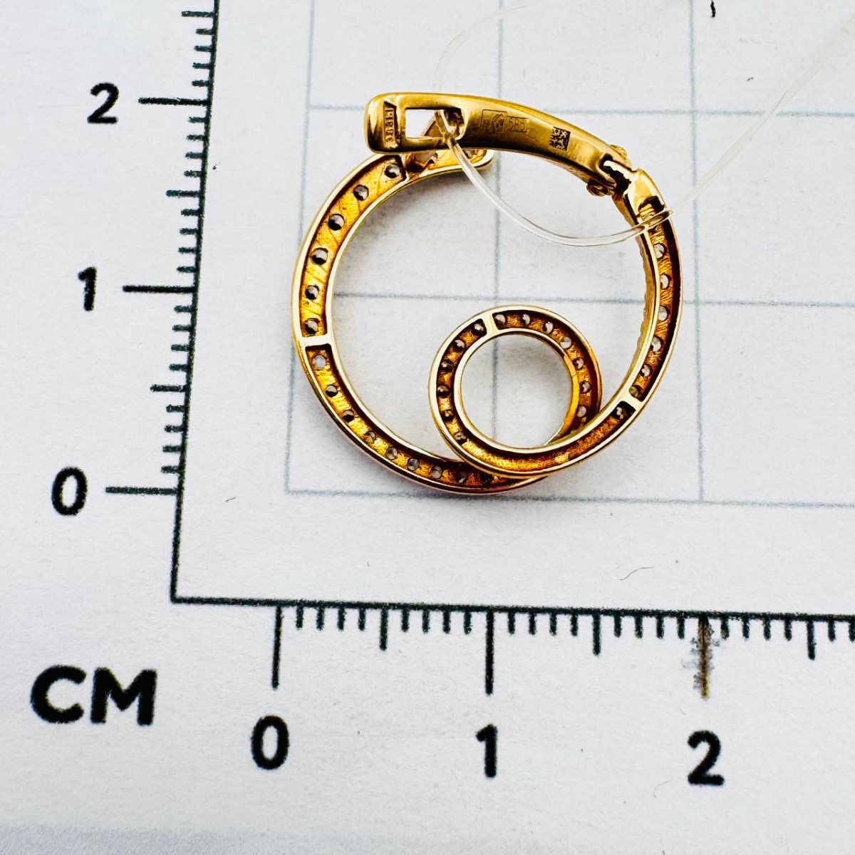 Серьги из золота ZOLOTYE UZORY 04-62-0335-01