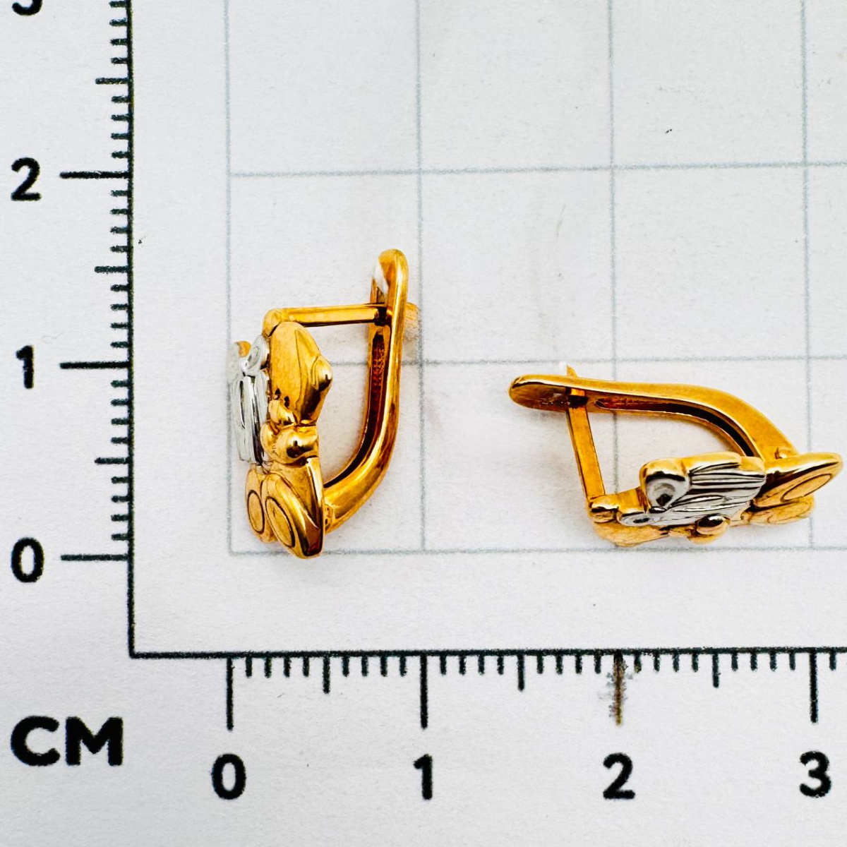 Серьги детские из золота Maskom ДК-096_b-201