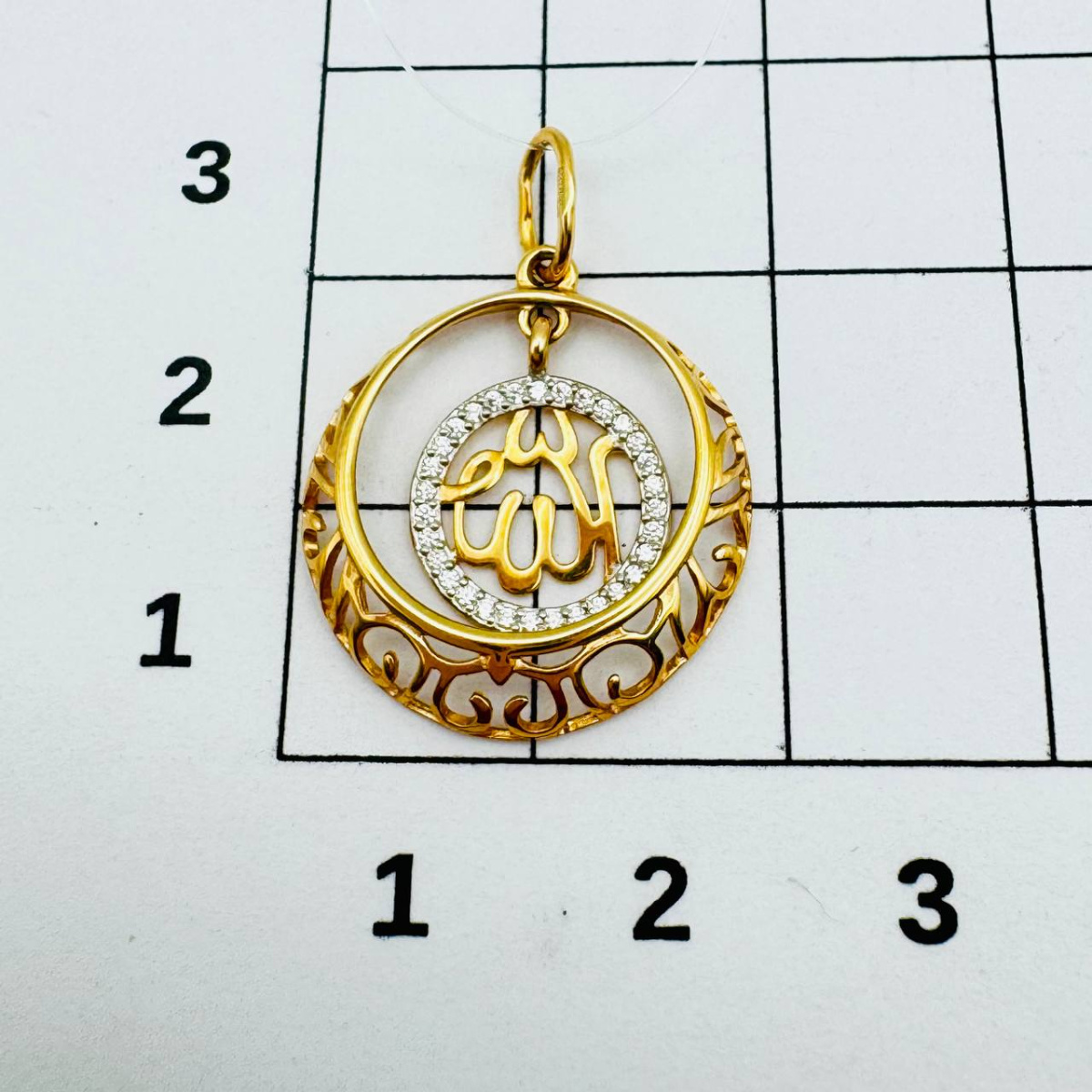 Подвеска из золота RUSGOLDART 326107 1 1 1