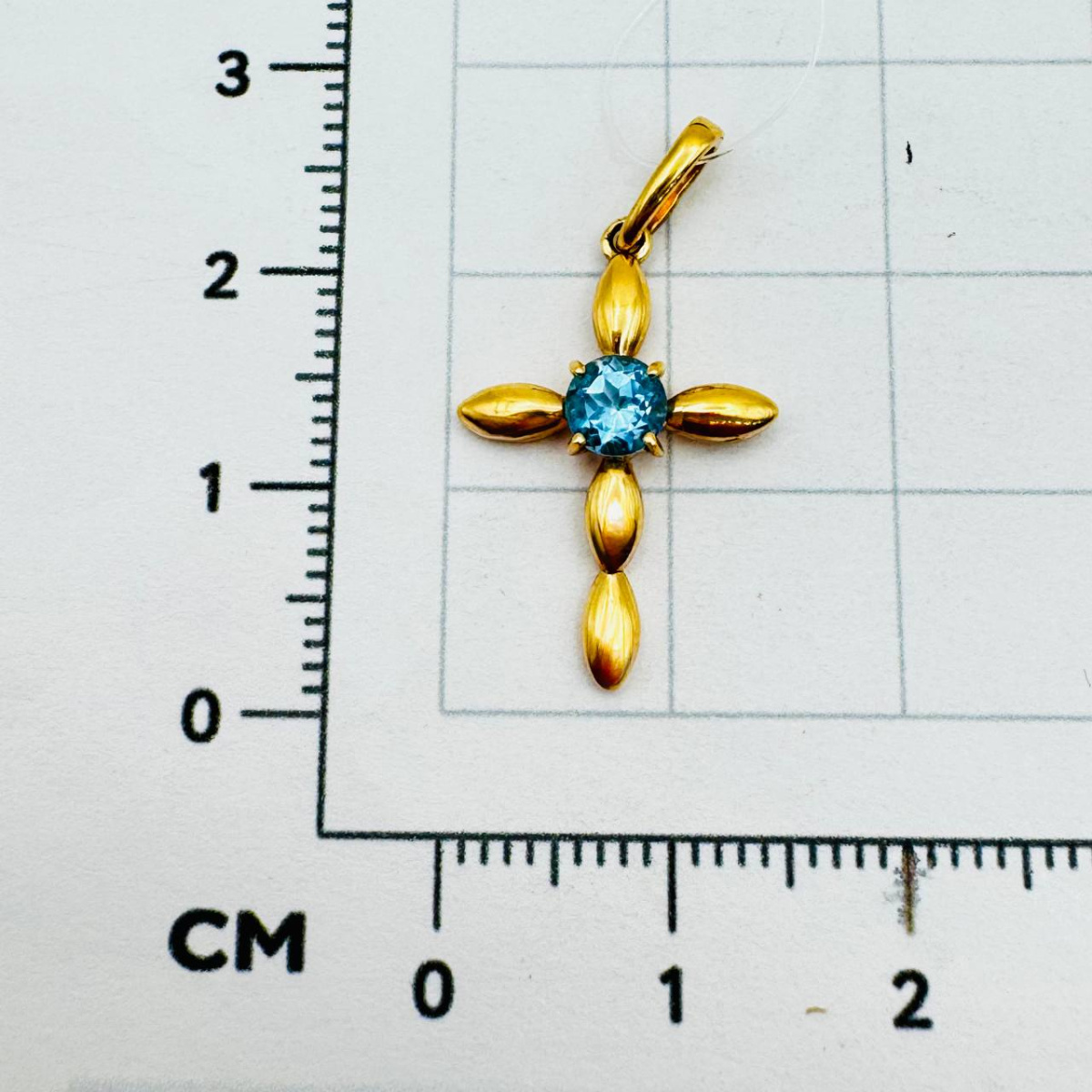 Подвеска крест из золота MAGIC STONES 04-1-028-13