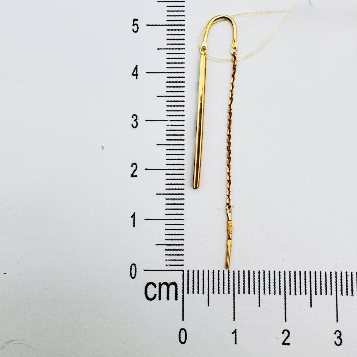 Серьги продежки с бриллиантом SOKOLOV 7020070