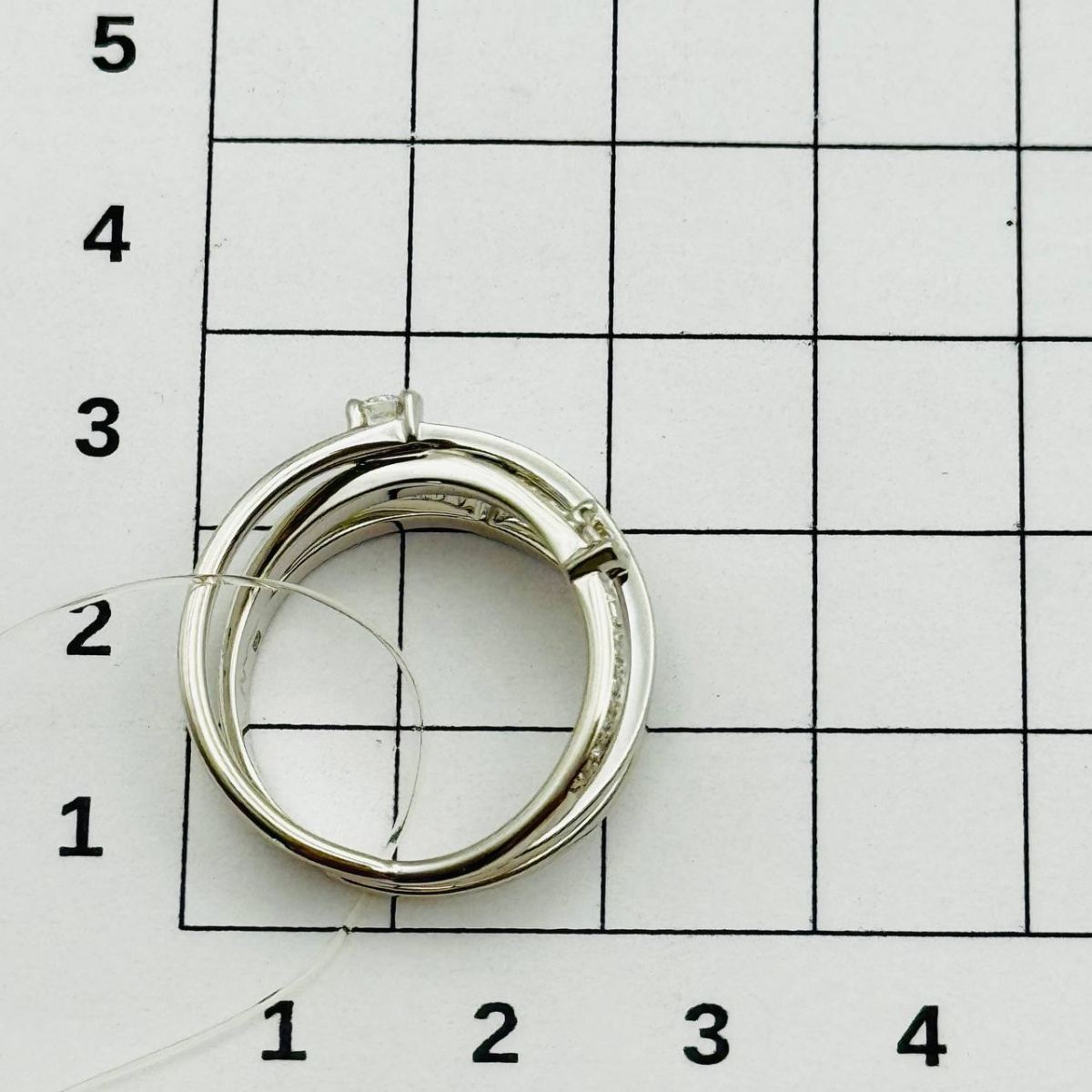 Кольцо с бриллиантом Арт-Модерн 010283