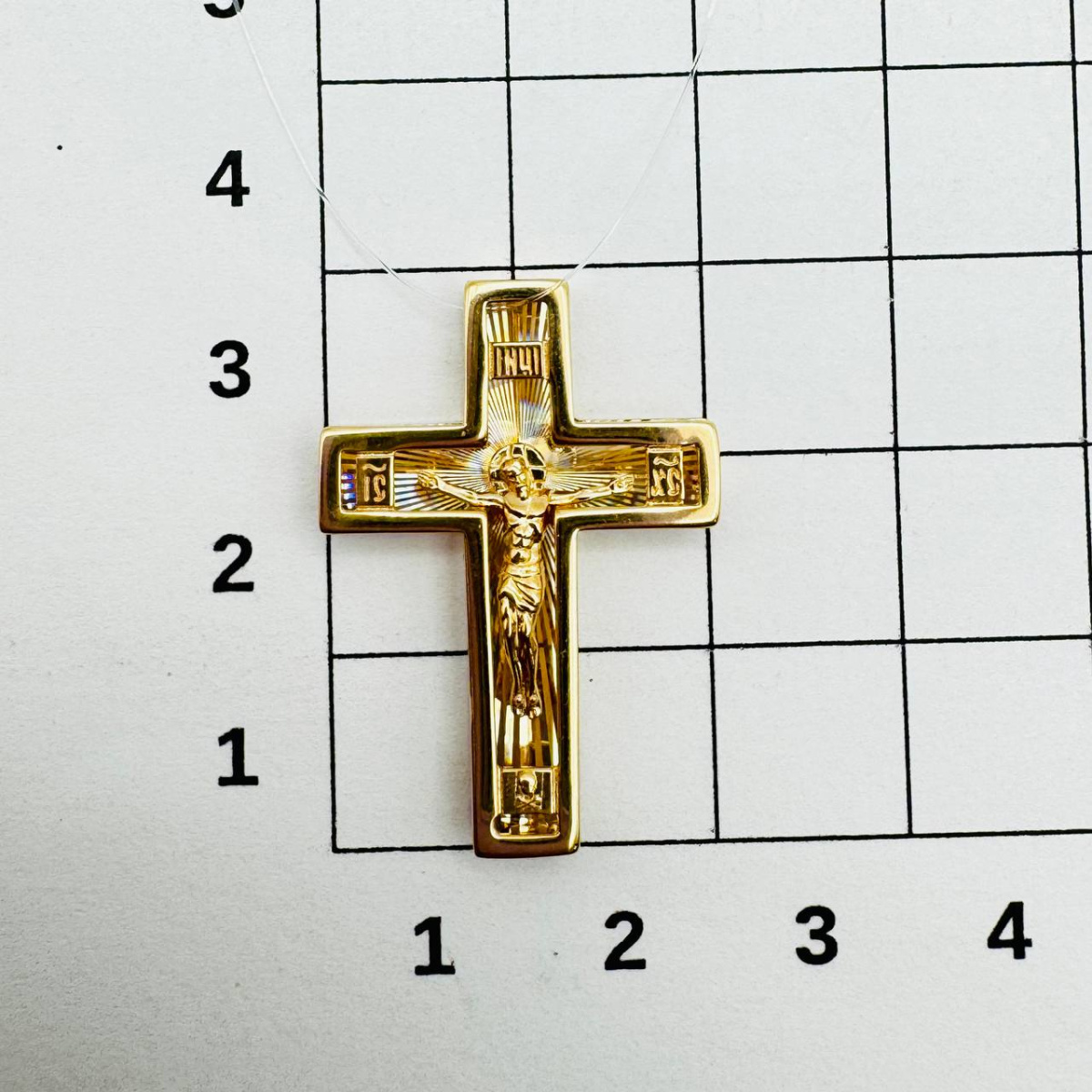 Подвеска крест из золота KARATOV Т13066771-1