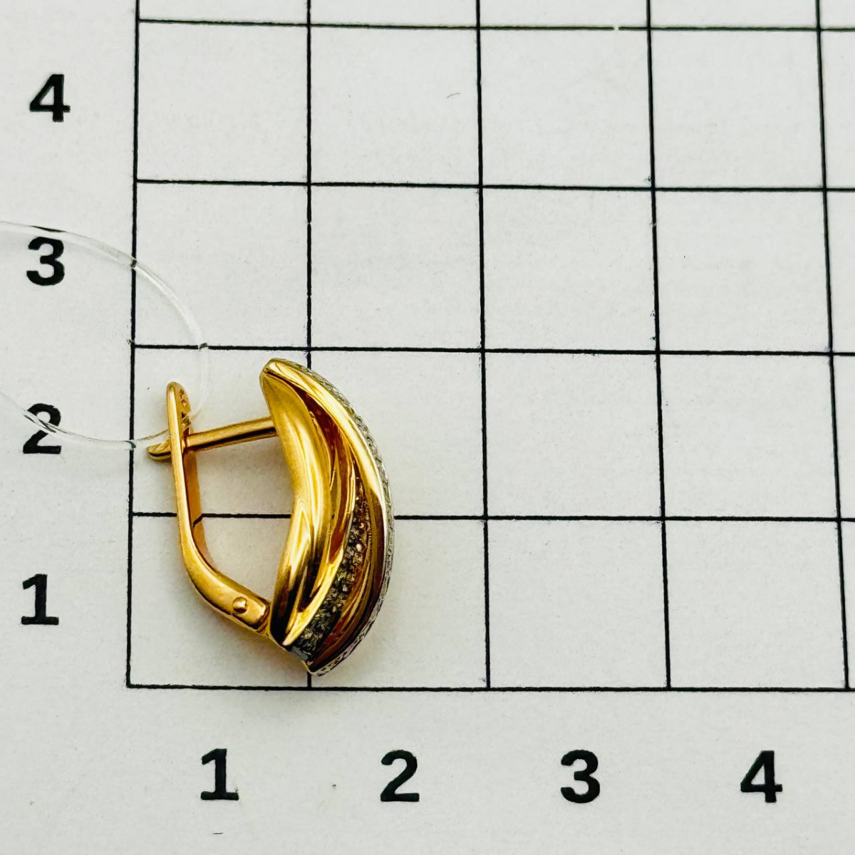 Серьги с бриллиантом SOKOLOV 1021504 №23 25