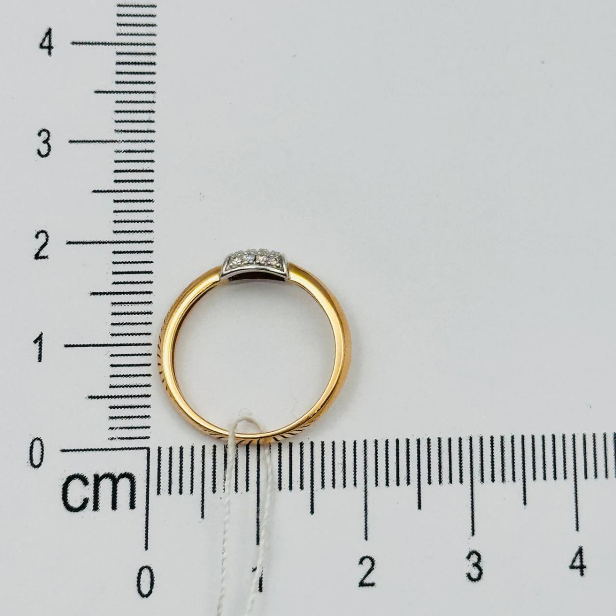 Кольцо с бриллиантом Белый бриллиант 1-11-1222-106