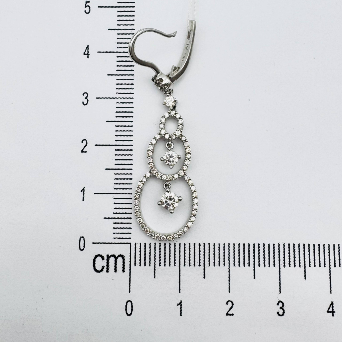 Серьги с бриллиантом Бриант EW00443D