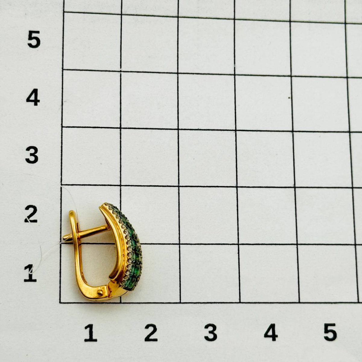 Серьги с бриллиантом АЛЕКСАНДРА 2021578 №23 7