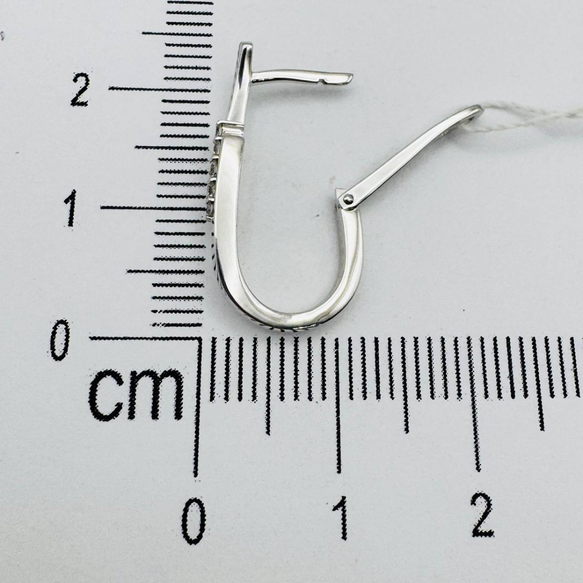 Серьги с бриллиантом Белый бриллиант 2-11-0958-201