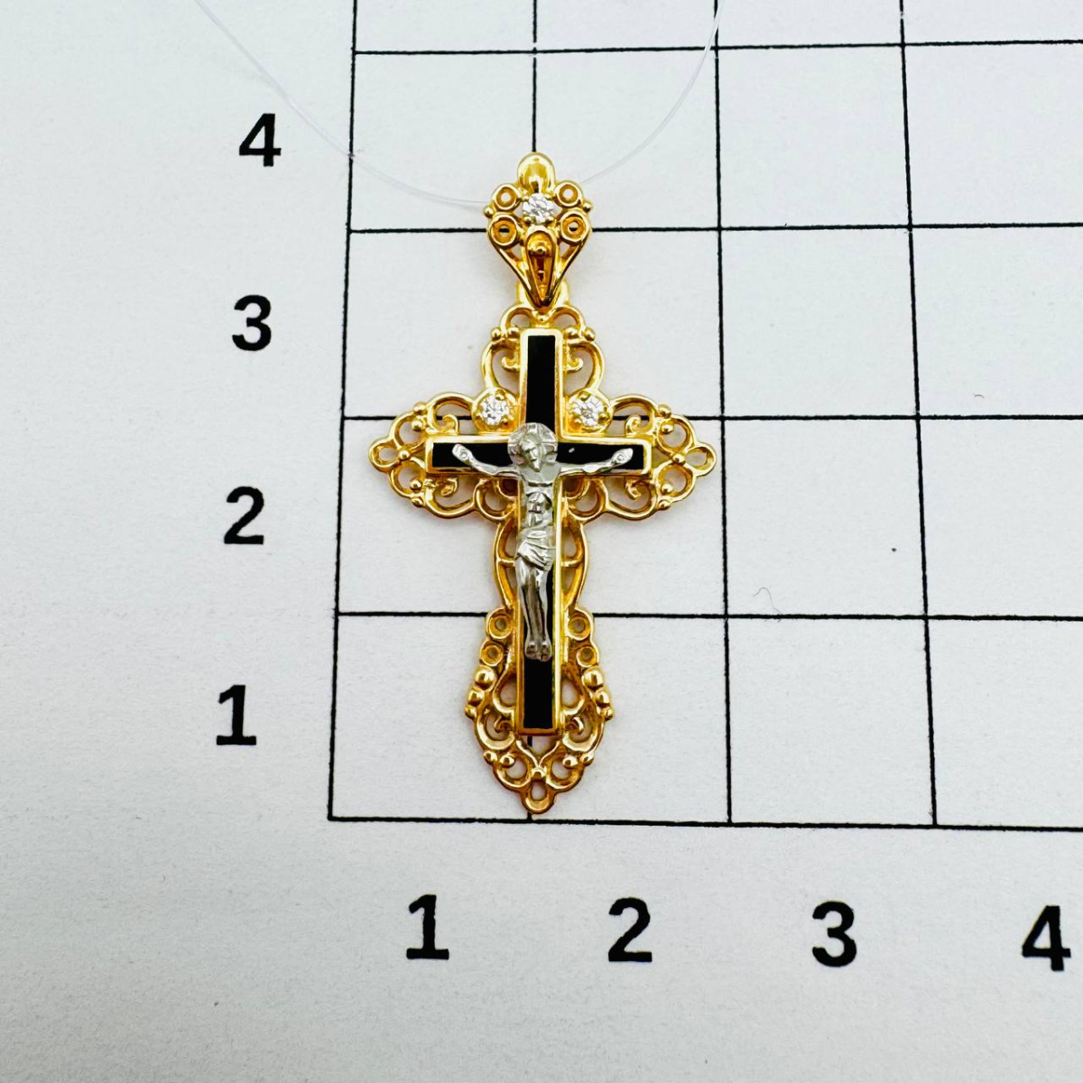 Подвеска крест из золота KARATOV Т15206619