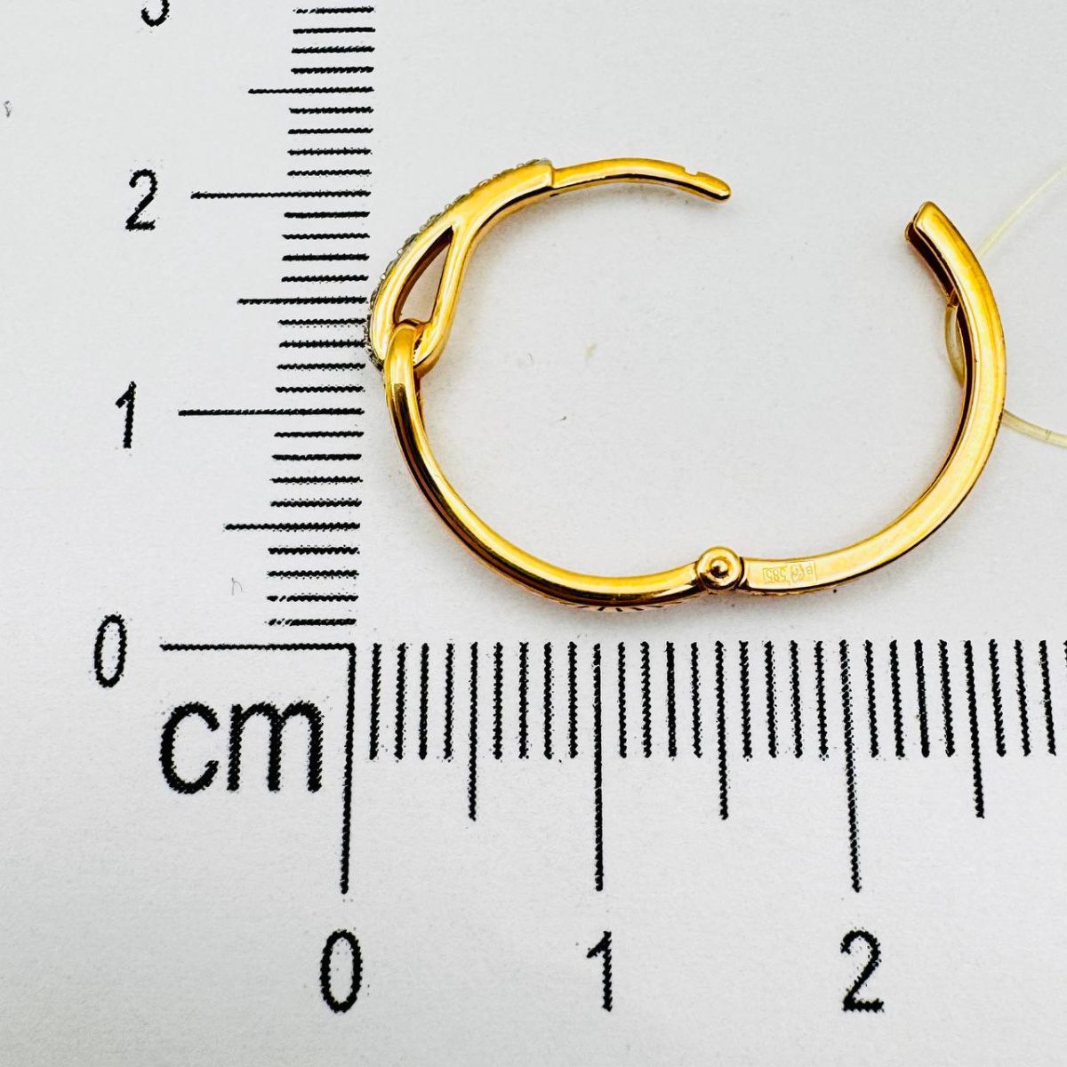 Серьги с бриллиантом SOKOLOV 1021949 №22 15