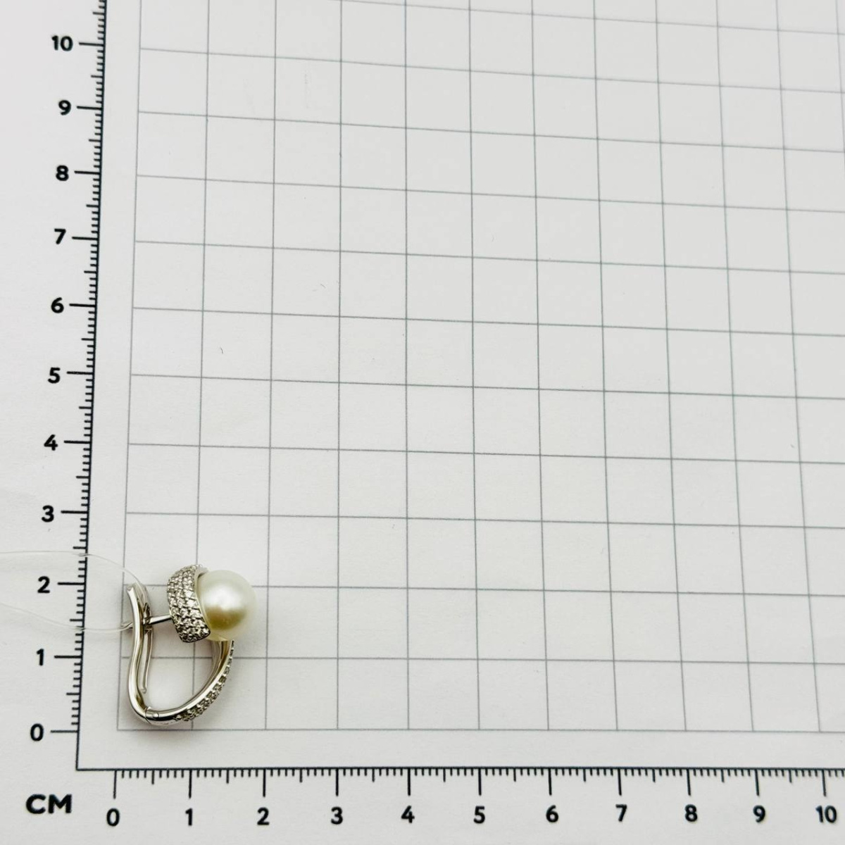 Серьги с бриллиантом Арт-Модерн 020604-Б