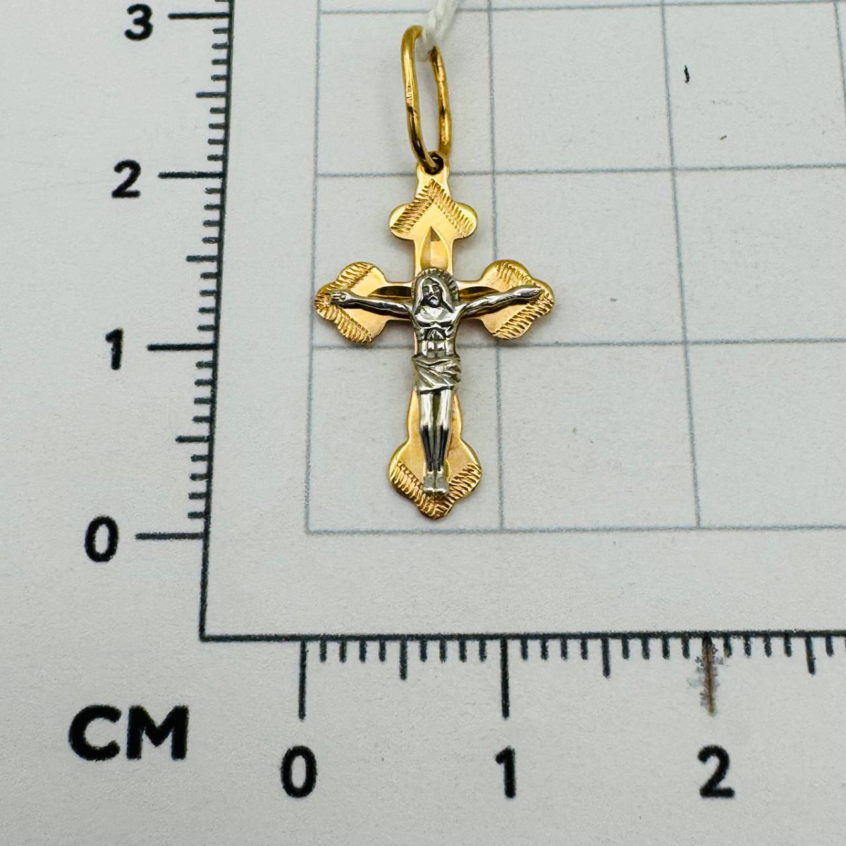 Подвеска крест из золота Крымский ЮЗ 9342083-1