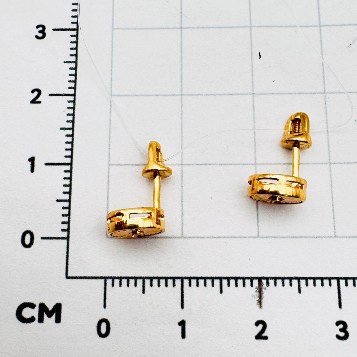 Серьги пуссеты из золота KARATOV Т10262Г456