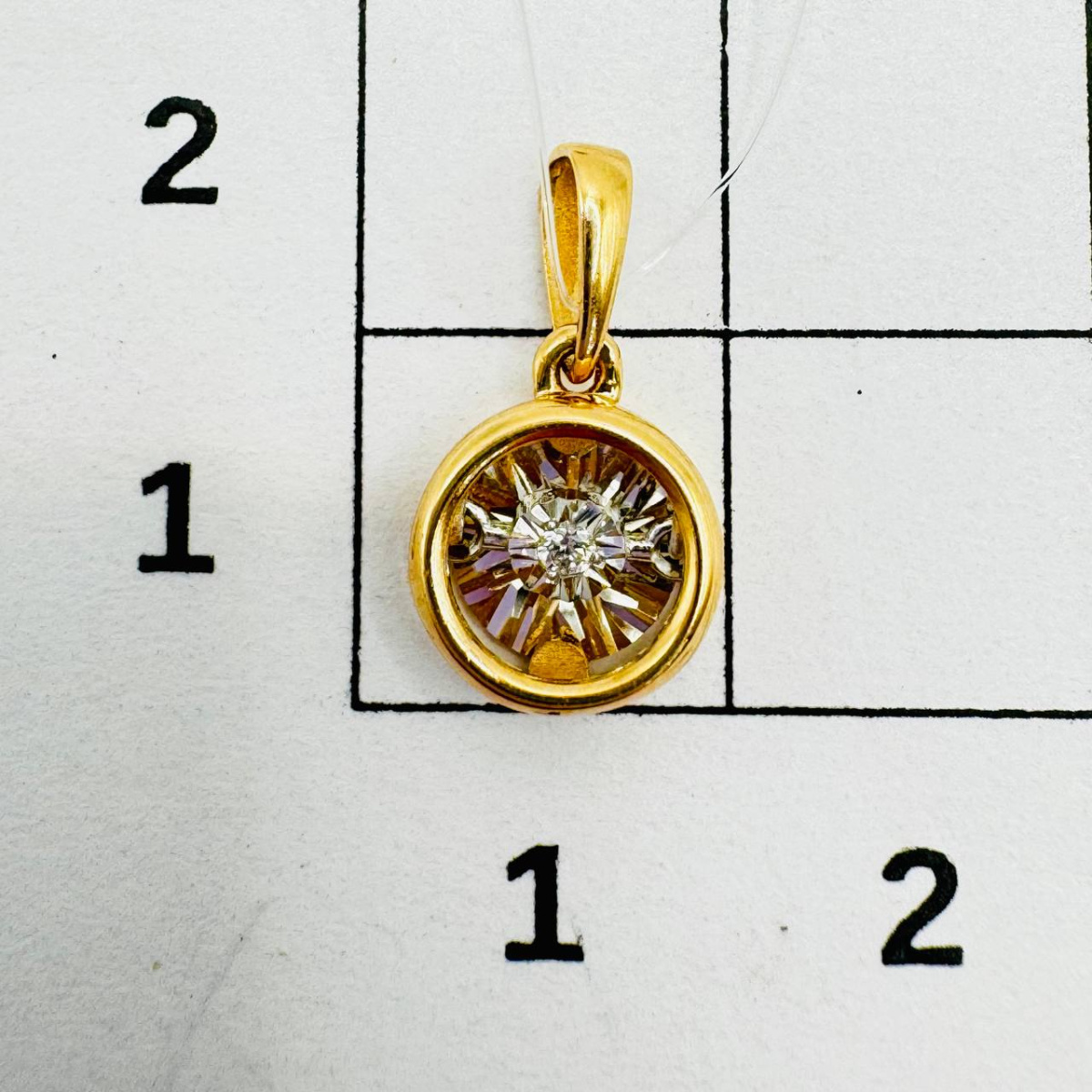 Подвеска с бриллиантом grigoriev 03-11-51201-11-00